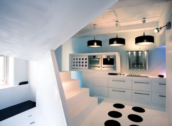 Small Apartment Futuristic Interior