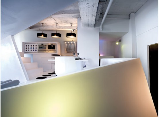 Interior interior Design Futuristic DigsDigs Small design apartment  futuristic  Apartment