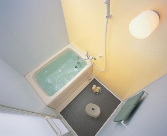 Compact and Small Bathroom Layouts from INAX | DigsDigs