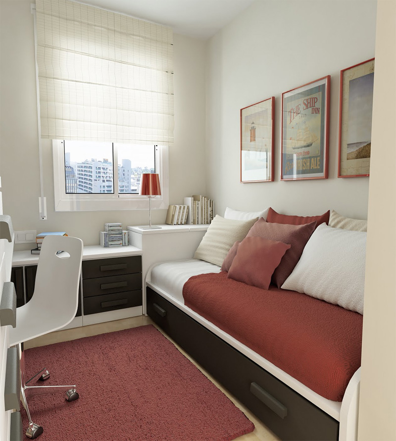 50 Thoughtful Teenage Bedroom Layouts | DigsDigs