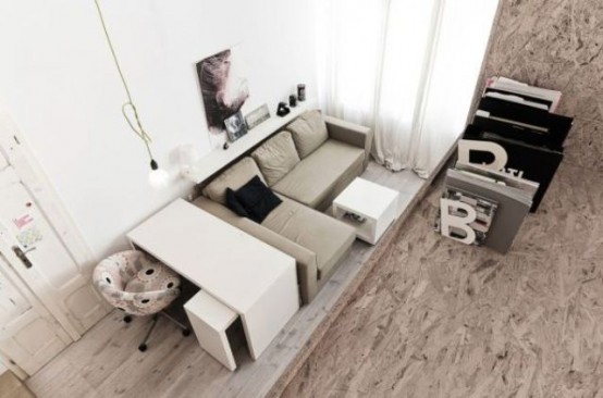 Smart And Creative Design Of A 29 Square Meters Apartment Smart And Creative Design Of A 29 Square Meters Apartment