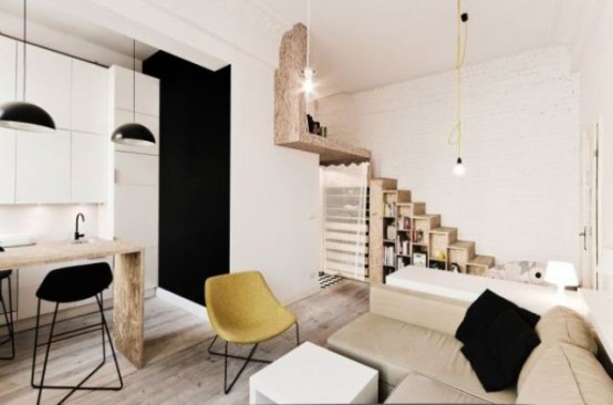 Smart And Creative Design Of A 29 Square Meters Apartment Smart And Creative Design Of A 29 Square Meters Apartment