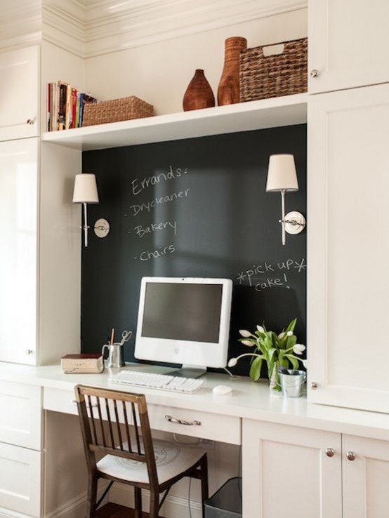 32 Smart Chalkboard Home Office Décor Ideas DigsDigs