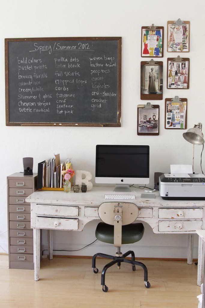 32 smart chalkboard home office d 233 cor ideas digsdigs chalkboard office