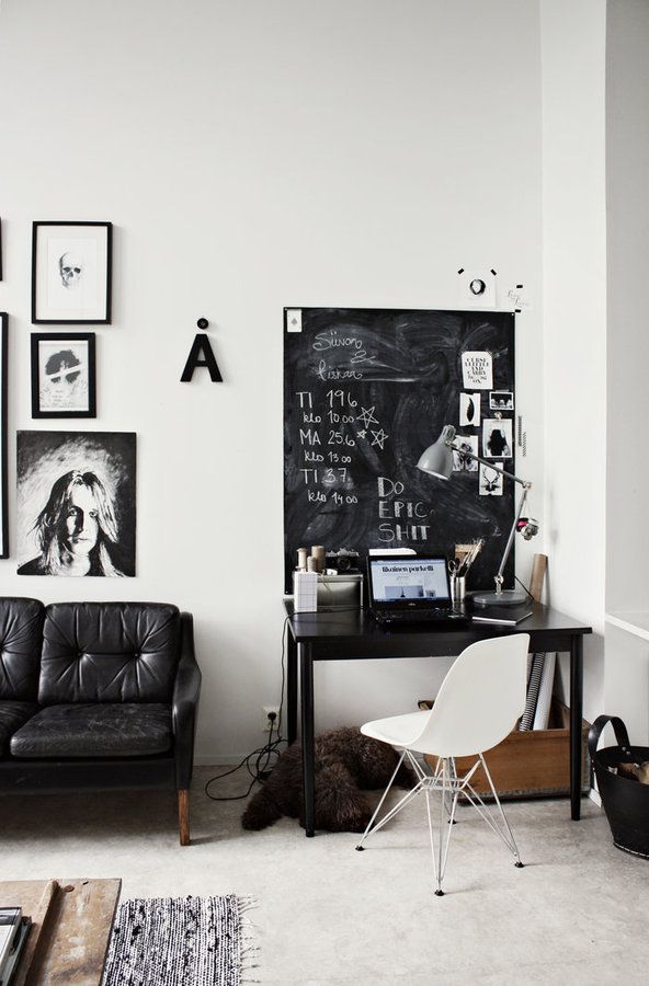 32 Smart Chalkboard Home Office Décor Ideas Digsdigs