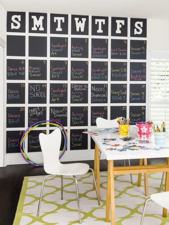 smart chalkboard home office decor ideas 8 554x738
