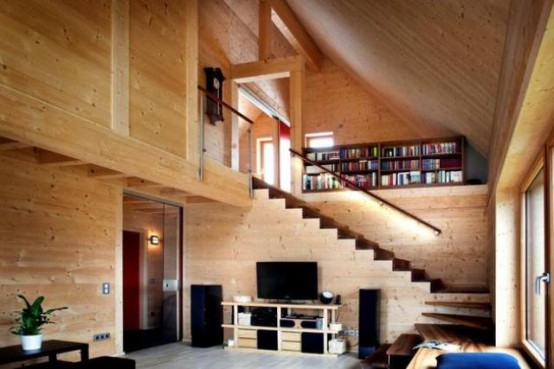 Smart Wooden House Built With Beech Wood Plugs