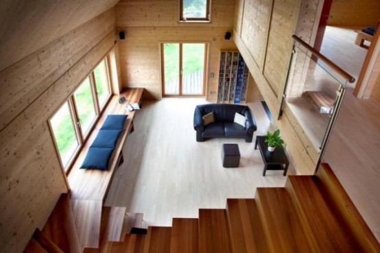 Smart Wooden House Built With Beech Wood Plugs