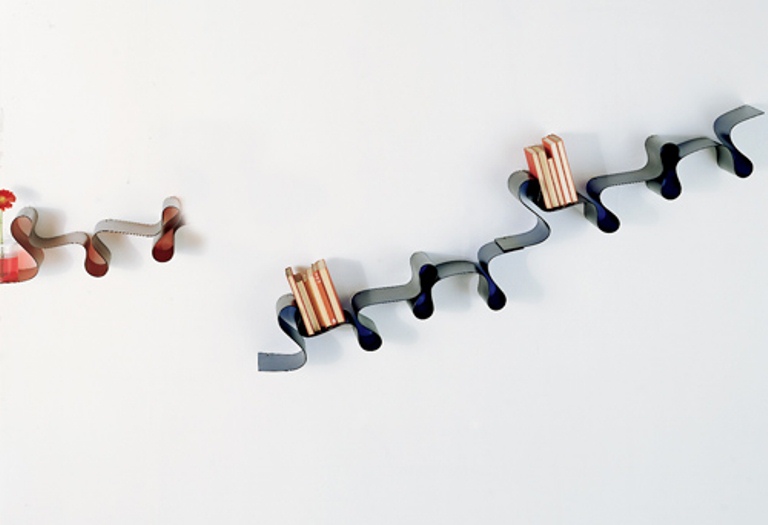 Snake-Shaped Colorful Versatile Shelf | DigsDigs