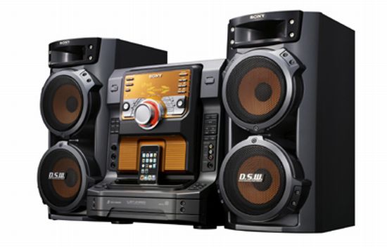 Sony ipod audio system. The Sony Muteki LBT-ZX66i is a 3-way Bass Reflex 