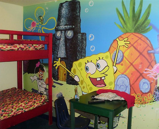 bedding with cartoon characters,bedroom themes,boys bedroom theme,cool kids bedroom theme,cool kids bedrooms,cool room ideas,fun bedroom theme,funny kids bedding,kids bedroom themes,spongebob squarepants cups,spongebob squarepants themed decorations,spongebob squarepants themed room,stickers with spongebob squarepants,decorating,kid bedroom designs