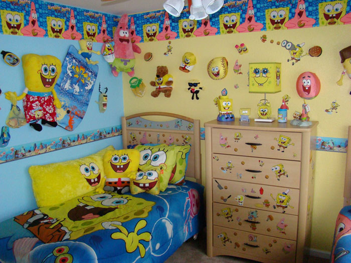 bedding with cartoon characters,bedroom themes,boys bedroom theme,cool kids bedroom theme,cool kids bedrooms,cool room ideas,fun bedroom theme,funny kids bedding,kids bedroom themes,spongebob squarepants cups,spongebob squarepants themed decorations,spongebob squarepants themed room,stickers with spongebob squarepants,decorating,kid bedroom designs