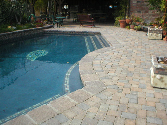 25 Stone Pool Deck Design Ideas  DigsDigs