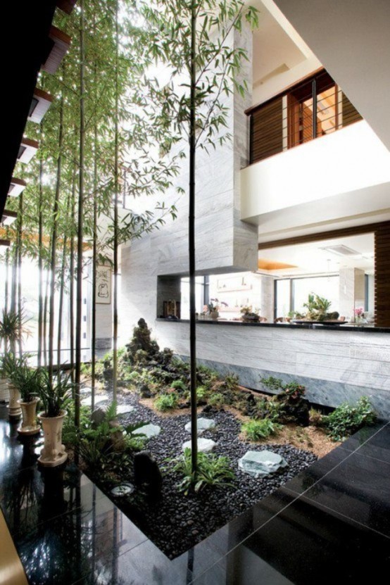 29 Stunning Indoor Courtyard Design Ideas - DigsDigs