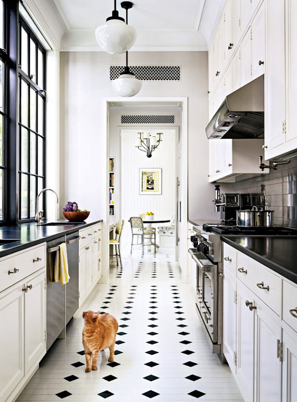 stylish-and-functional-narrow-kitchen-design-ideas-5 - DigsDigs
