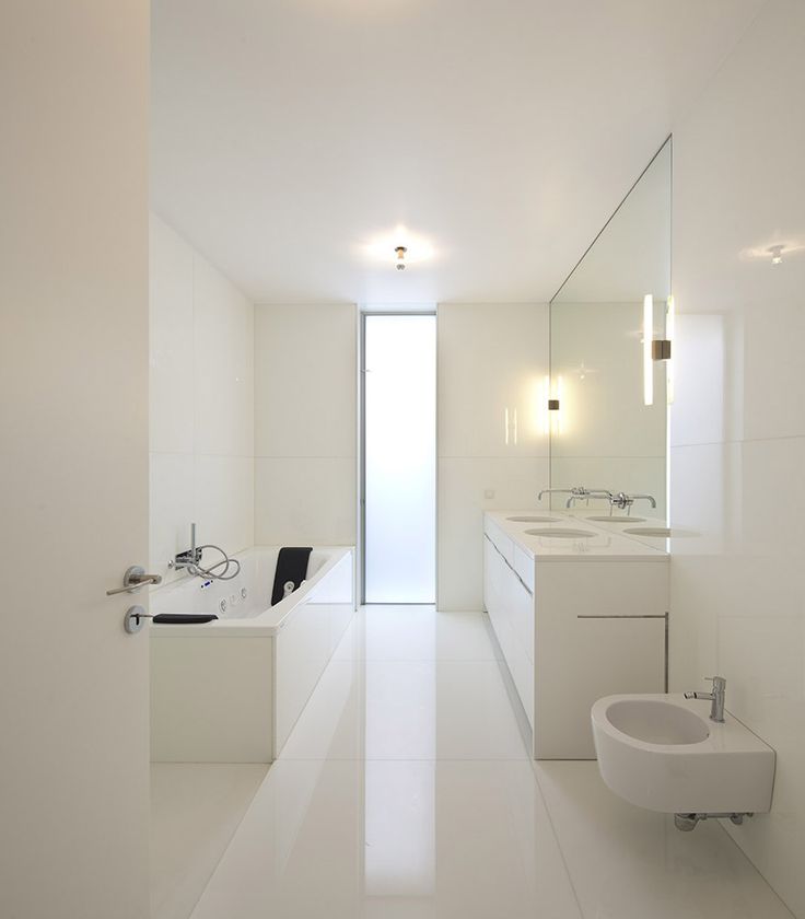 45 Stylish and Laconic Minimalist Bathroom Décor Ideas | DigsDigs