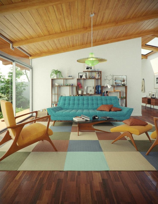 79 Stylish Mid-Century Living Room Design Ideas | DigsDigs
