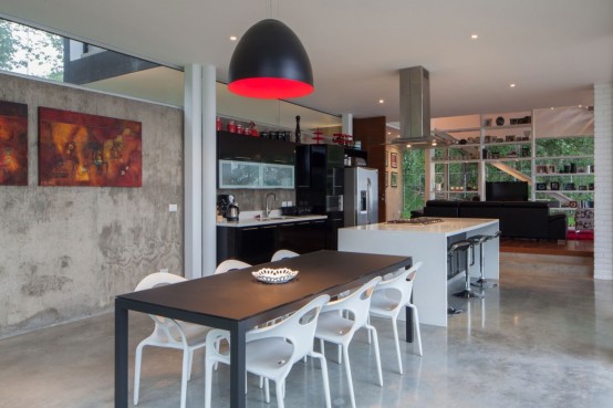 Stylish Modern Family Home With Industrial Touches Stylish Modern Family Home With Industrial Touches