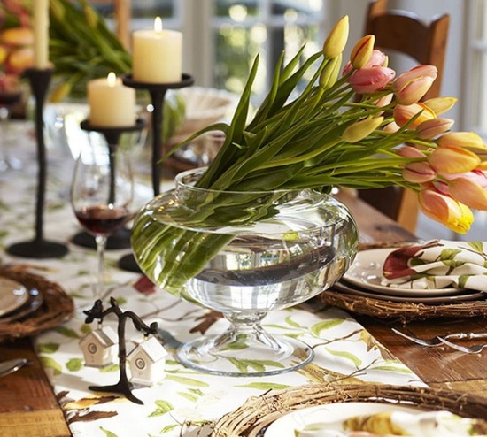 stylish spring table settings 11 Chiêm ngưỡng mùa xuân ngọt ngào trên bàn tiệc