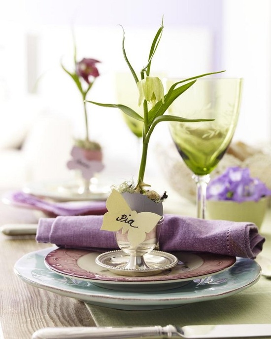 stylish spring table settings 30 Chiêm ngưỡng mùa xuân ngọt ngào trên bàn tiệc