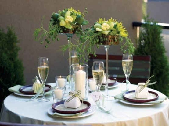 stylish spring table settings 36 554x415 Chiêm ngưỡng mùa xuân ngọt ngào trên bàn tiệc