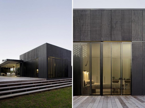 The House That Consists Of Two Habitable Areas Connected By Floating Pavilion The House That Consists Of Two Habitable Areas Connected By Floating Pavilion