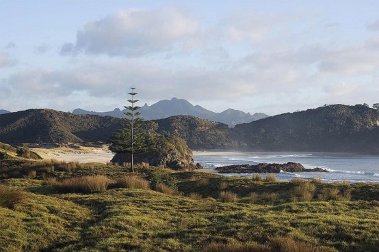 The House That Consists Of Two Habitable Areas Connected By Floating Pavilion The House That Consists Of Two Habitable Areas Connected By Floating Pavilion