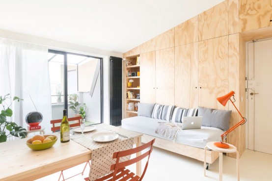 Tiny Bapitin Flat With Minimal Design And Bold Splashes Tiny Bapitin Flat With Minimal Design And Bold Splashes