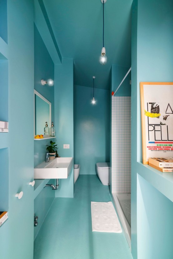 Tiny Bapitin Flat With Minimal Design And Bold Splashes Tiny Bapitin Flat With Minimal Design And Bold Splashes