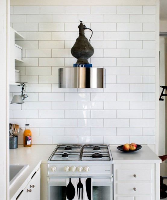 Tiny Black And White Studio With Wood Accents Tiny Black And White Studio With Wood Accents