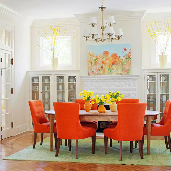 39 Bright And Colorful Dining Room Design Ideas | DigsDigs