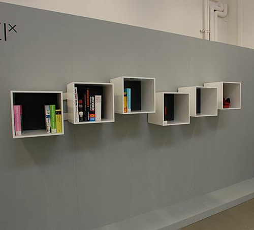 bookshelf, christian kim, shelf system, white shelf system,bookshelfs