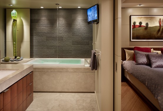 Two Condominiums Remodeled Into One Modern Luxury Living Place