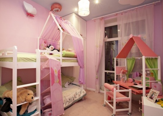 unique and creative children room 1 554x397 Chiêm ngắm 10 mẫu thiết kế phòng ngủ cực độc cho bé