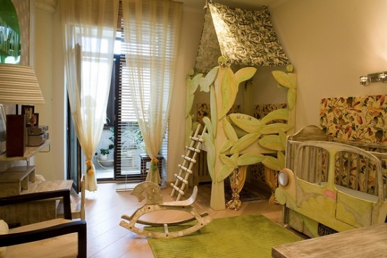 unique and creative children room 8 554x369 Chiêm ngắm 10 mẫu thiết kế phòng ngủ cực độc cho bé