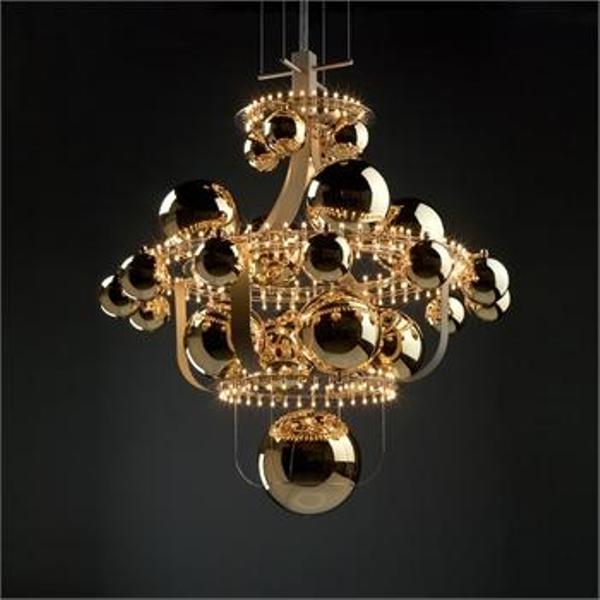 Unique Chandelier Reminding Of The Solar System DigsDigs