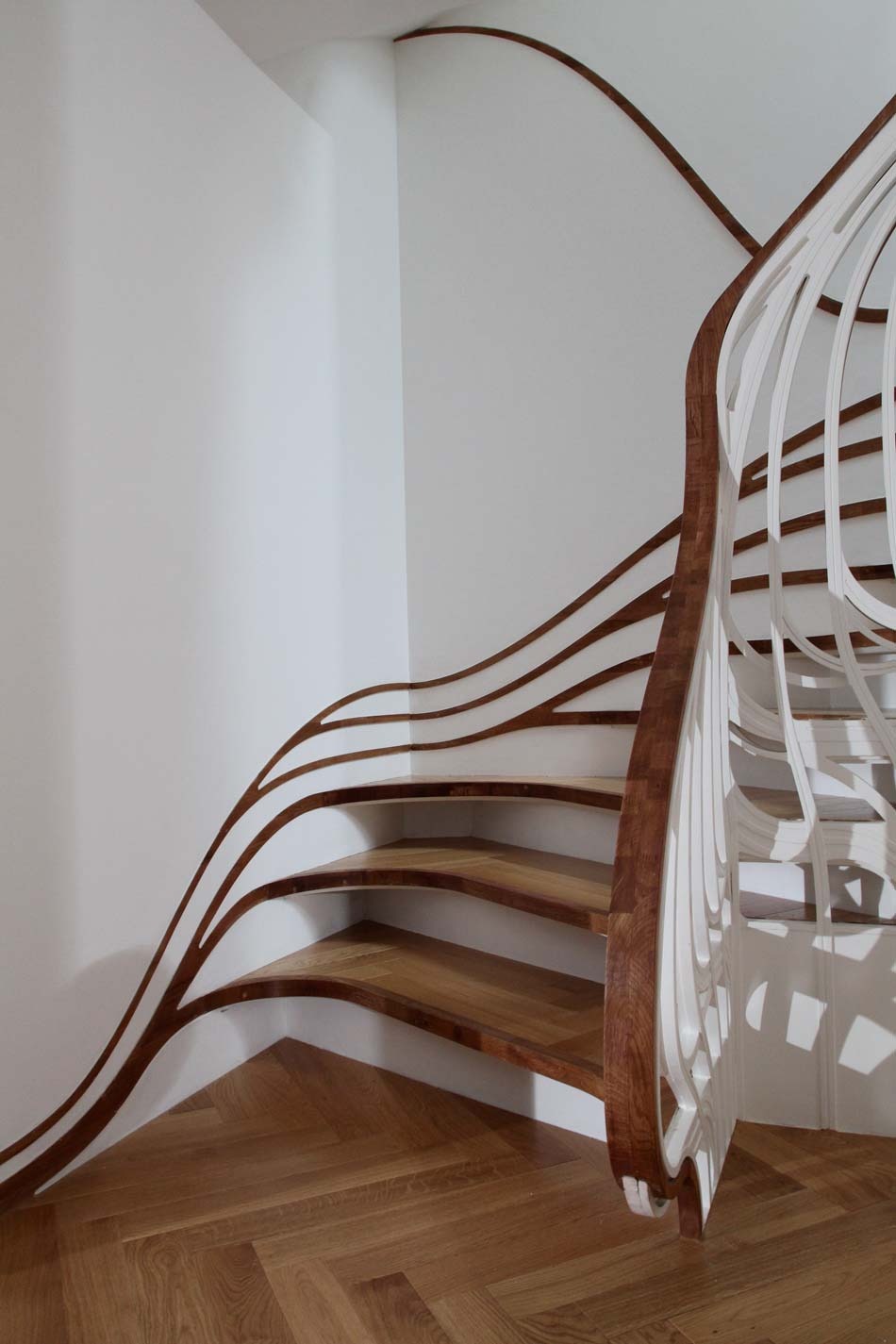 Balustrade en bois interieur ideeen