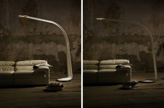 Unusually Shaped Floor Taaac Lamp