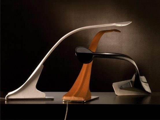 Unusually Shaped Tabletop Loop Lamp Variations