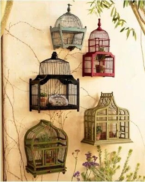 Using bird cages for home decor beautiful ideas 1