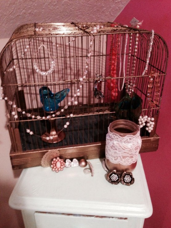 Using bird cages for home decor beautiful ideas 23 554x738