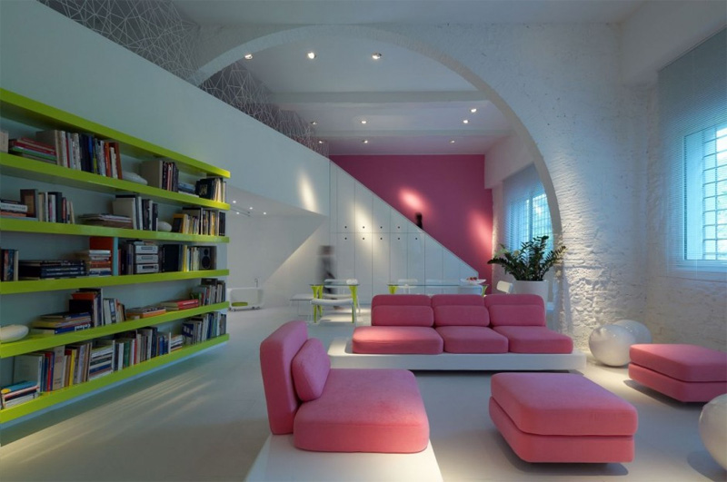 Very Modern Home Full Of Light And Color | DigsDigs
