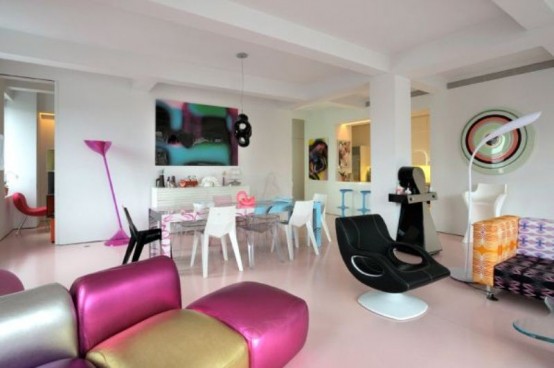 Vivacious Apartment Of Karim Rashid In Juicy Colors