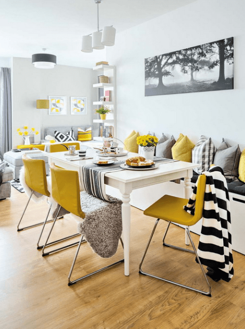Vivacious Malaga Apartment Design With IKEA Furniture And Juicy Accents