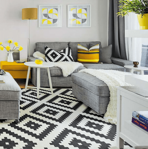 Vivacious Malaga Apartment Design With IKEA Furniture And Juicy Accents