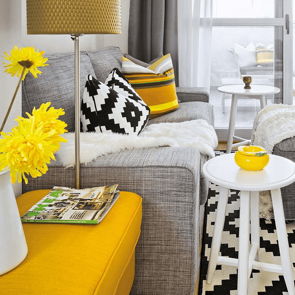 Vivacious Malaga Apartment Design With IKEA Furniture And Juicy Accents