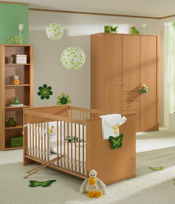 kids bedroom  ܡ white-and-wood-baby-