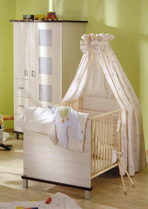 kids bedroom  ܡ white-and-wood-baby-