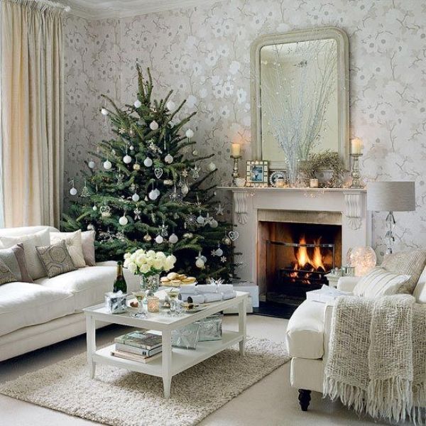 White Christmas Tree Decorating Ideas