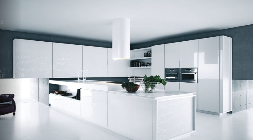 Modern Pure White Kitchen Cabinets and Accessories – Yara from ...